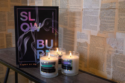 Slow Burn Book Candle Collection