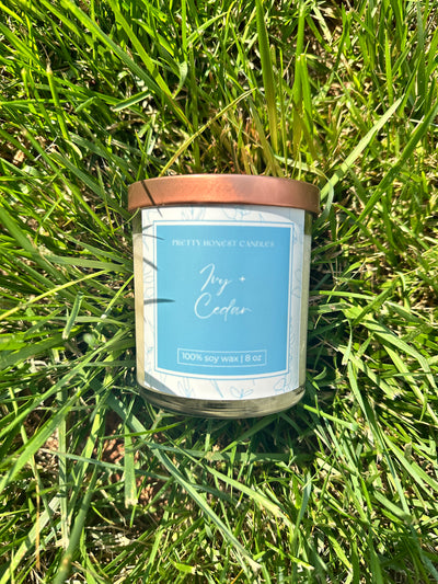 Ivy + Cedar Soy Candle